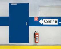 Feuerschutztüren in Parkgarage Airport Luxemburg