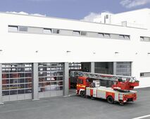 Industrie Sektionaltore in Feuerwehr- und Rettungswache Lünen